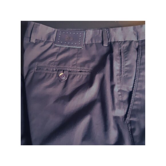 Emilio Guido SZ 38 Navy 100% Cotton Men's Lightweight Pants, Trousers - Picture 5 of 12